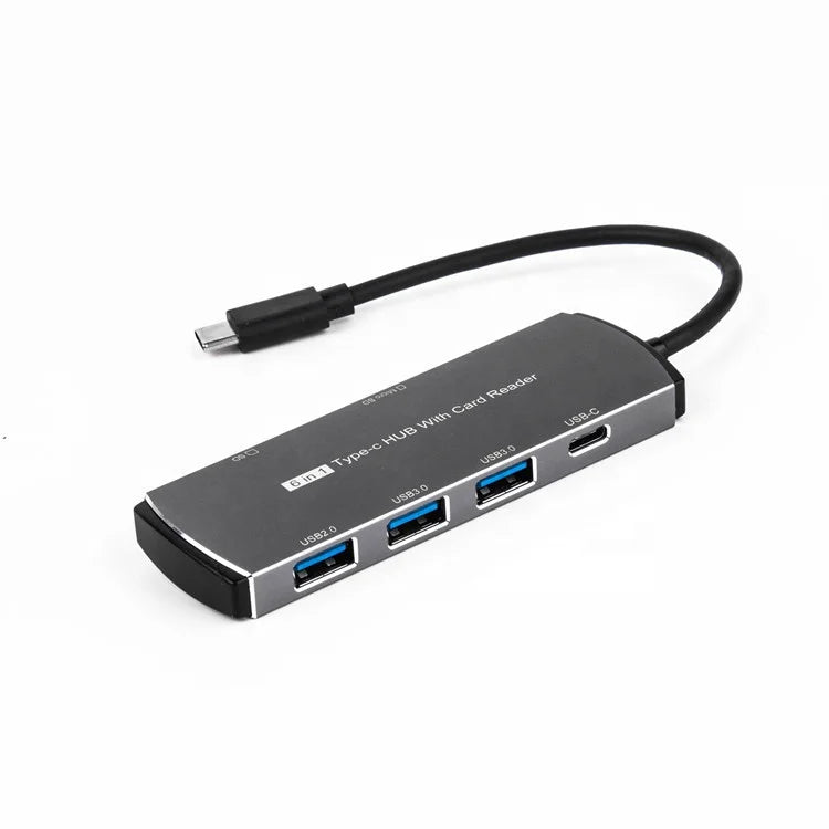 Adaptador USB-C Hub 6 en 1