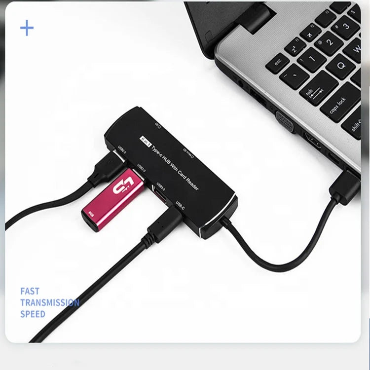 Adaptador USB-C Hub 6 en 1