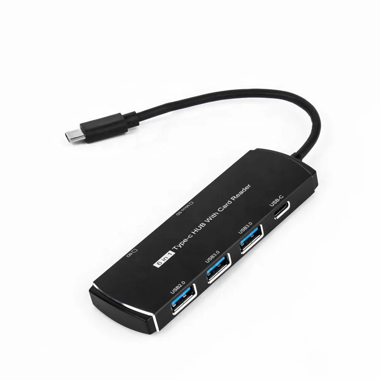 Adaptador USB-C Hub 6 en 1