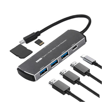 Adaptador USB-C Hub 6 en 1